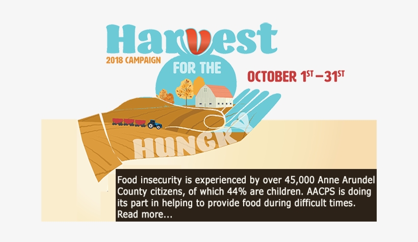 Harvest For The Hungry Video Kickoff - Harvest For The Hungry 2018 Anne Arundel County, transparent png download