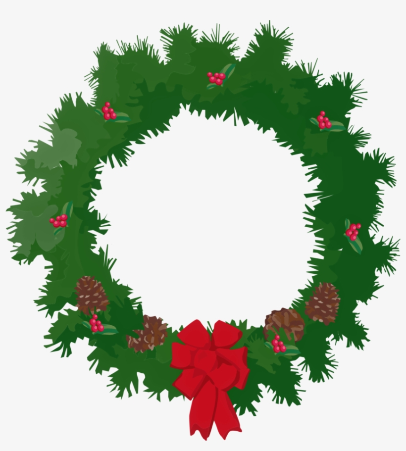 A Christmas Wreath By Thestockwarehouse A Christmas - Rick And Morty Xmas, transparent png download