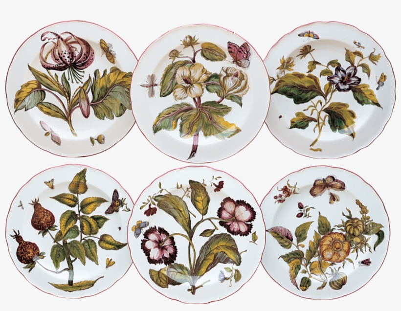 Mottahedeh Chelsea Botanical Dinner Set Of 6, transparent png download