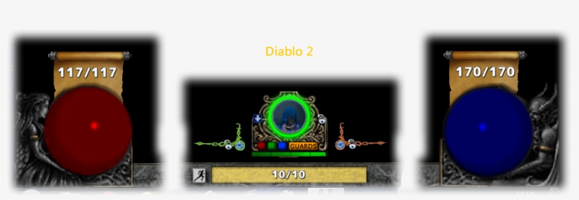 Diablo2 - Diablo Health Bar Png, transparent png download