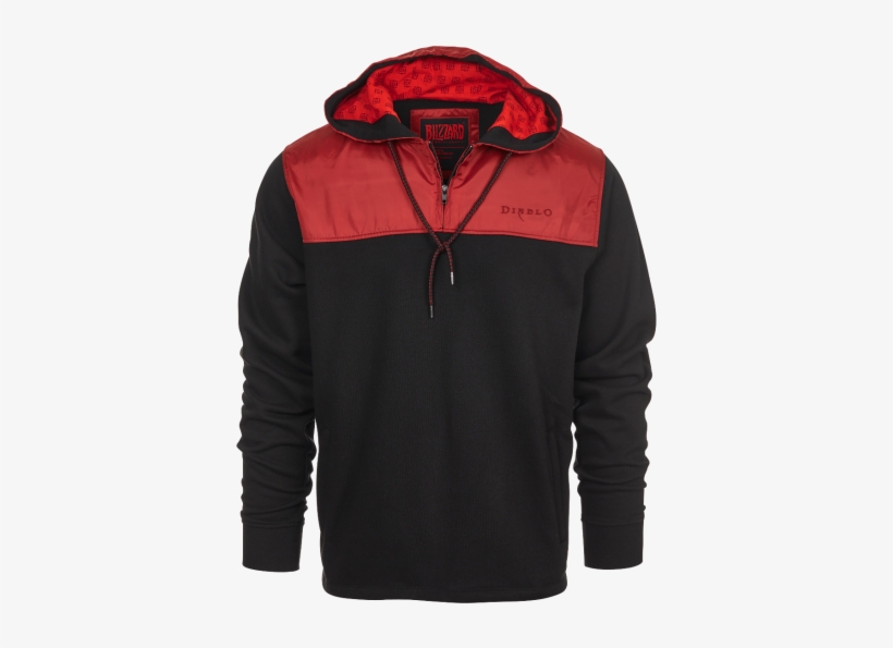 Diablo Half-zip Hooded Pullover - Diablo, transparent png download
