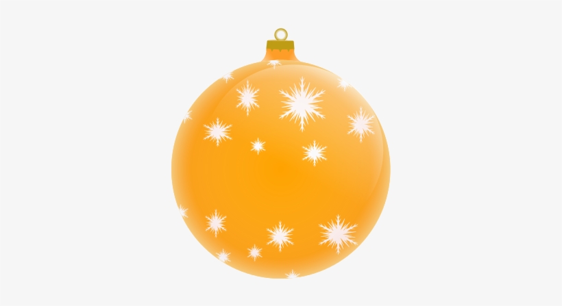Gold Christmas Ornament Png Download - Merry Christmas Balls Clipart, transparent png download