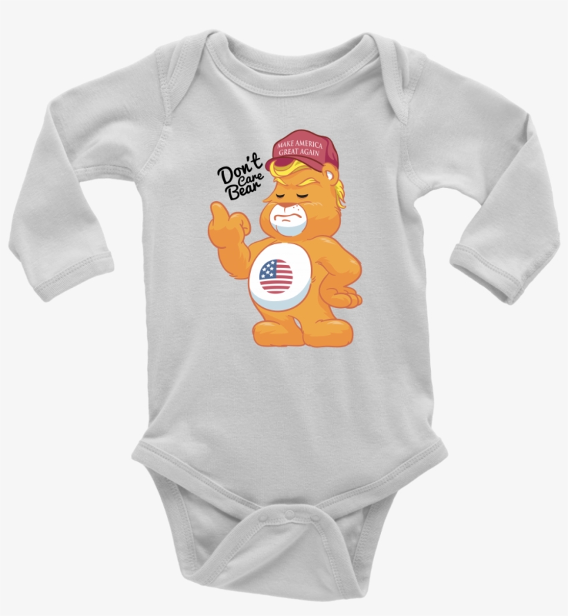 Don 039 T Care Bear W Make America - Dizinga You Cant Fix Stupid Not Even - White/18-24, transparent png download