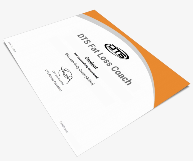 Become A Dts Fat Loss Coach - Graphic Design, transparent png download