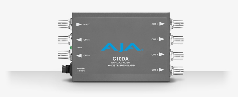 The C10da Is A Analog Distribution Amplifier With Support - Aja Optic Converter In Sdi Out Hdmi, transparent png download