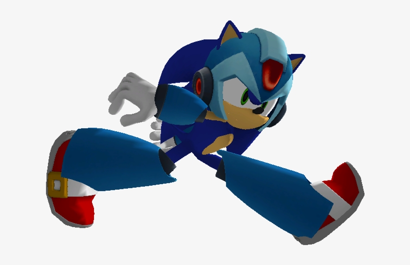 Sonic Is Rocking Megaman X's Gear - Cartoon, transparent png download