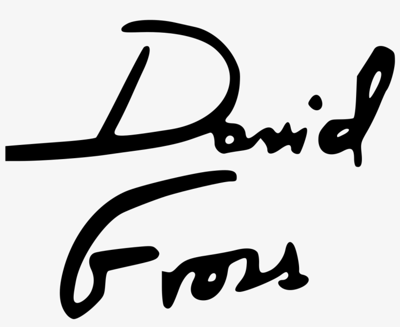 David Gross Clean Autograph - Computer File, transparent png download