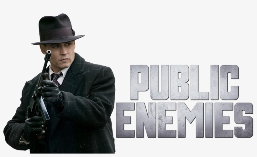 Public Enemies Image - Trench Coat Tommy Gun, transparent png download