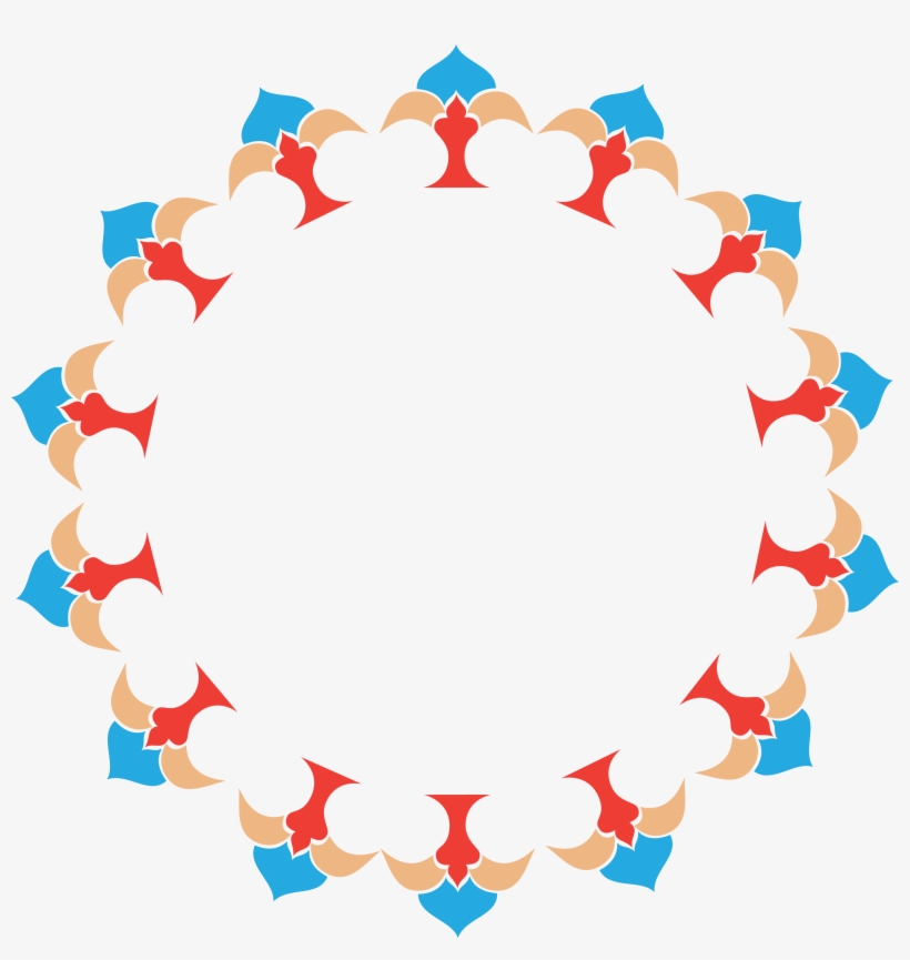 Png Coloured - Design In Circle Png, transparent png download