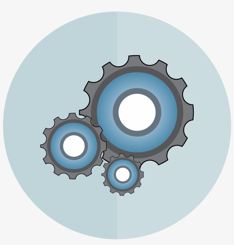 Gears Icon - Air Conditioning, transparent png download