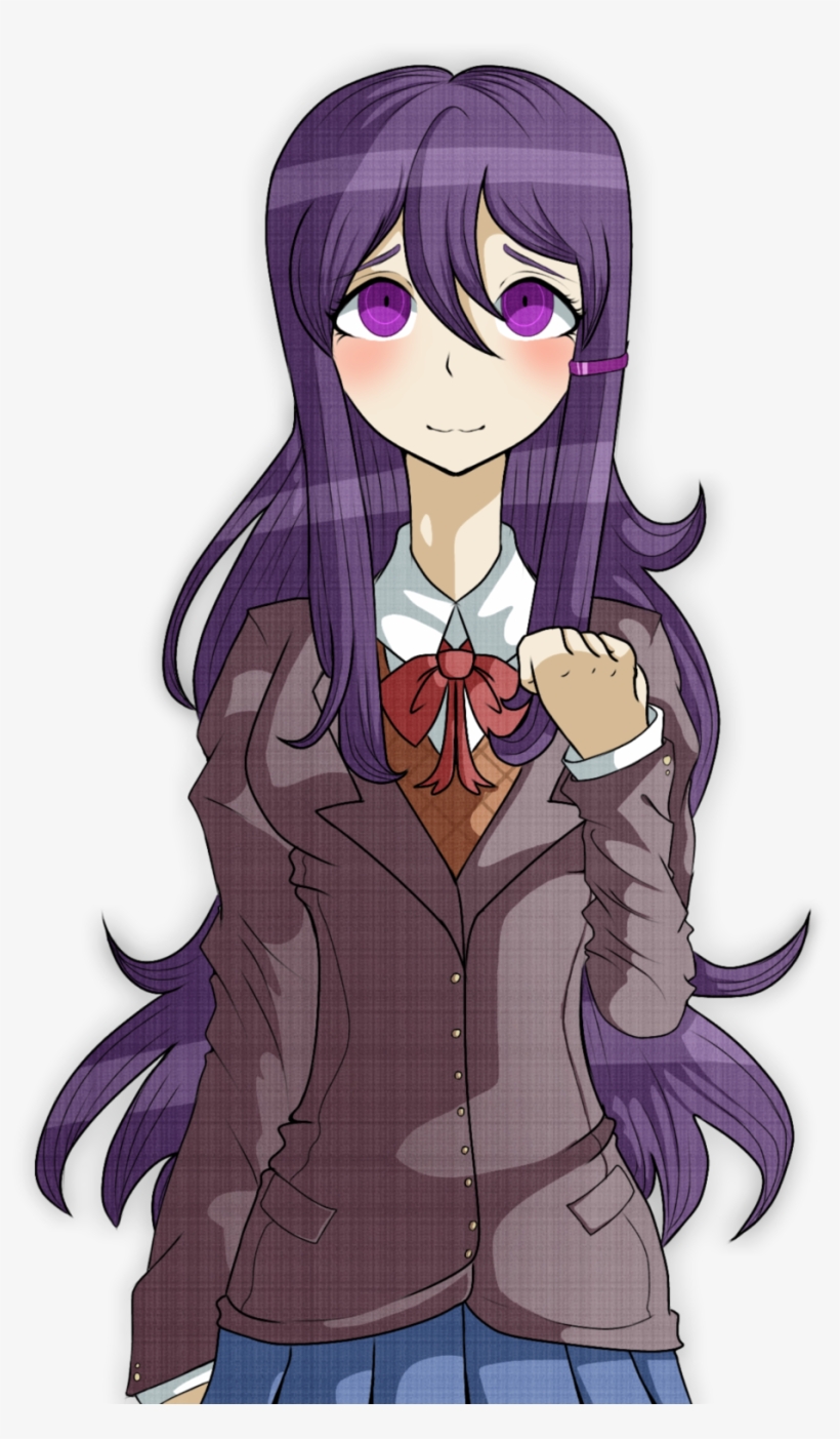 Found Fanartdanganronpa Doki Yuri Art By Eggy Uwu On - Cartoon, transparent png download