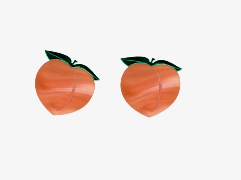 We Hope You're "peachy Keen" To Wear These Fuzzy Fruits - Persimmon, transparent png download