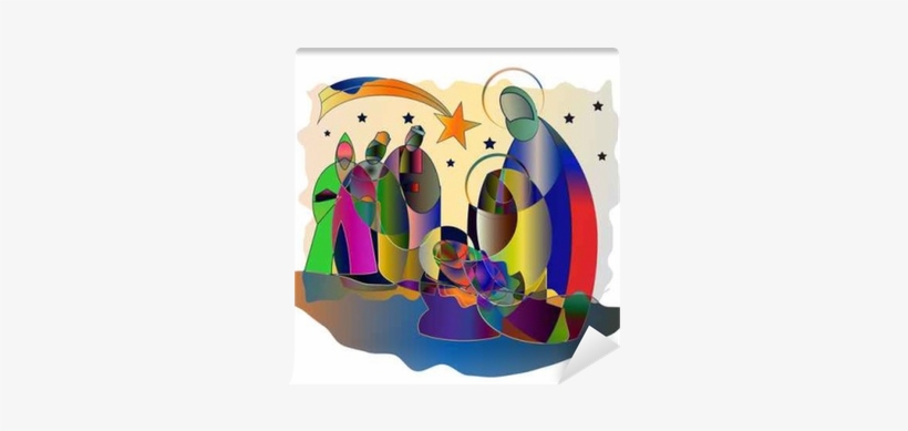 Christmas Nativity Religious Bethlehem Crib Scene, - Christmas Day, transparent png download