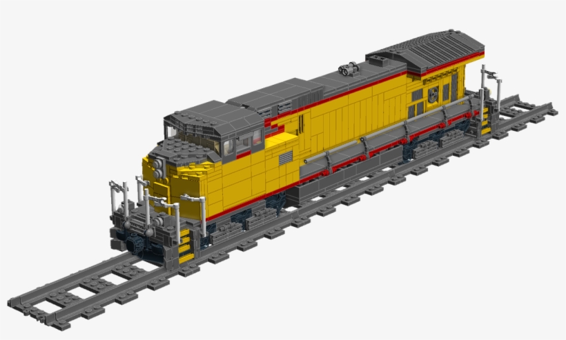 Union Pacific Dash-9 - Lego 8w Diesel Locomotive, transparent png download