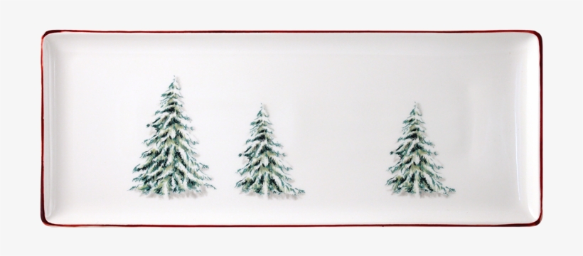1 Oblong Serving Tray - Gien Filets Noel Dessert Plate 9, transparent png download