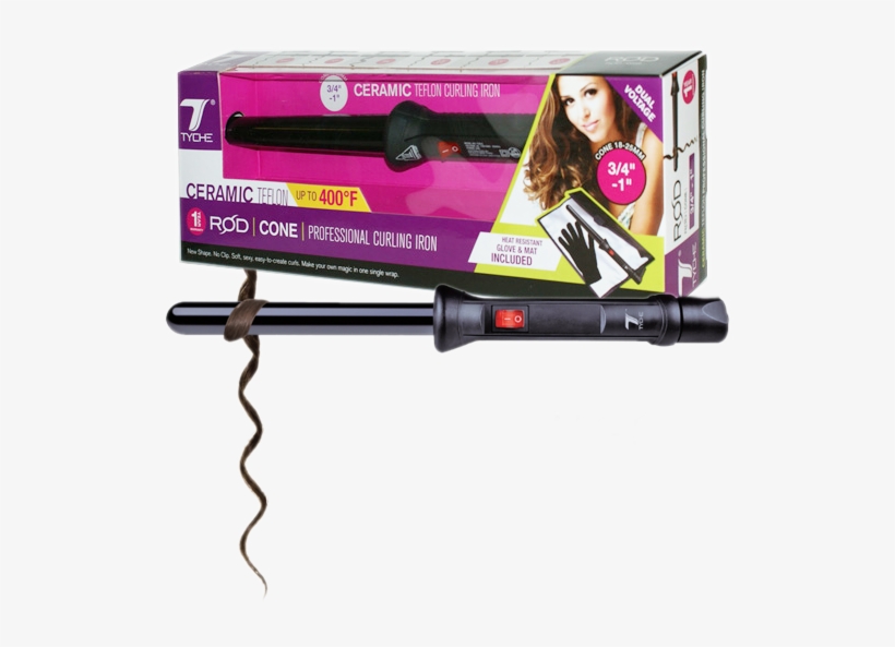 Tyche Curling Wand Pack - Tyche Rod Cone Professional Curling Iron 18-25mm/ 3/4-1, transparent png download