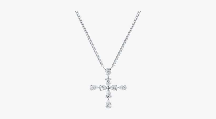Symbols By Harry Winston, Pear-shaped Diamond Cross - Locket, transparent png download