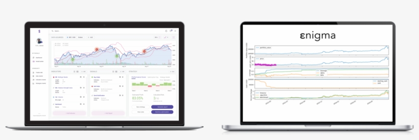 On The Left, Signals Ui, On The Right Enigma Ui Presented - Portable Network Graphics, transparent png download