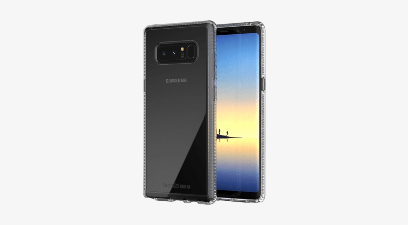 Tech21 Pure Clear Case For Samsung Galaxy Note8 - Tech 21 Note 9, transparent png download