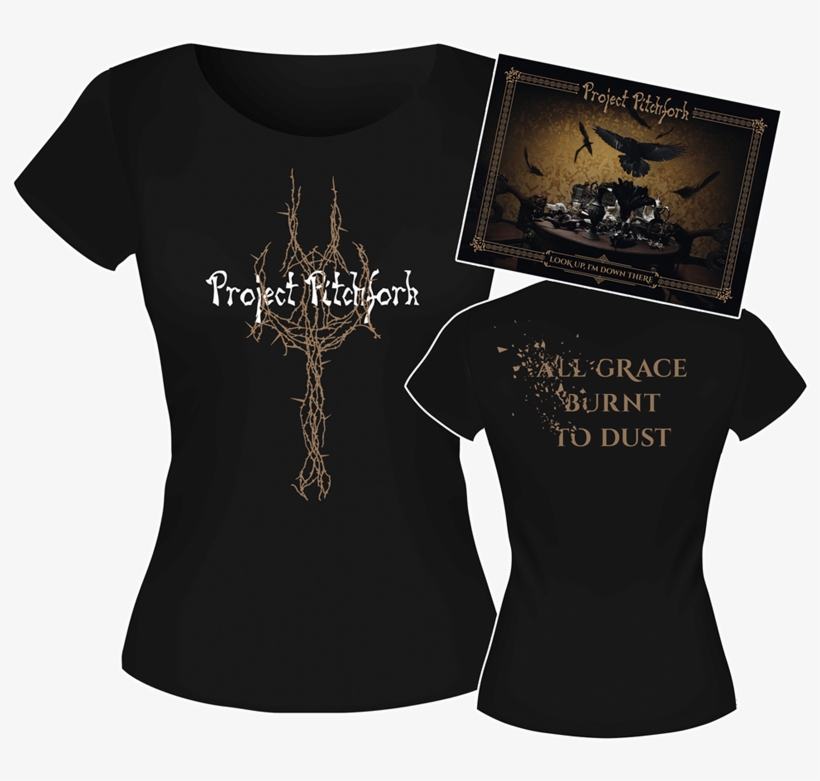 Set 2cd Girly-shirt Project Pitchfork "look Up, I' - Look Up, I'm Down There, transparent png download