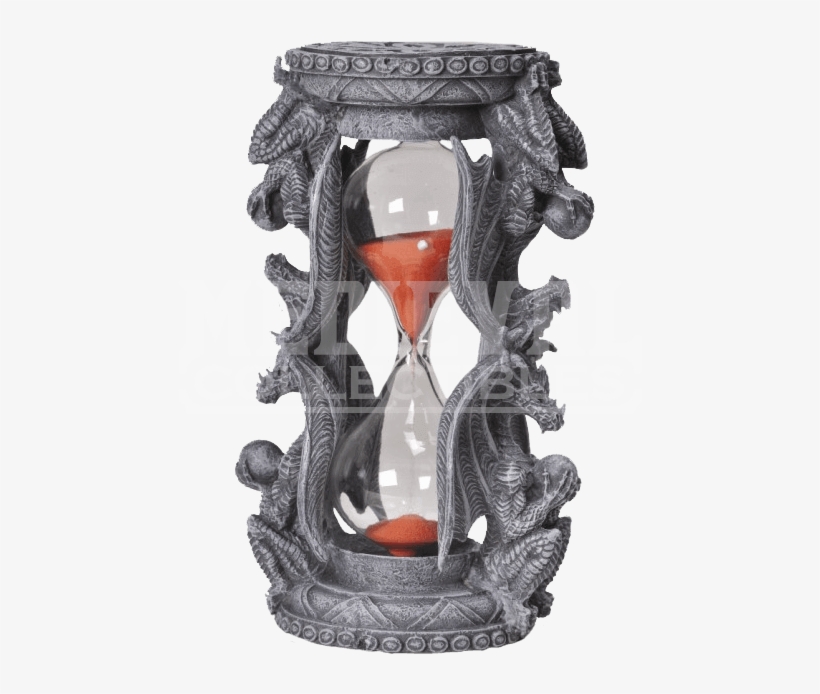 Dragon Sand Timer - 6 Inch Quadruple Dragon Sand Timer Hourglass Statue, transparent png download