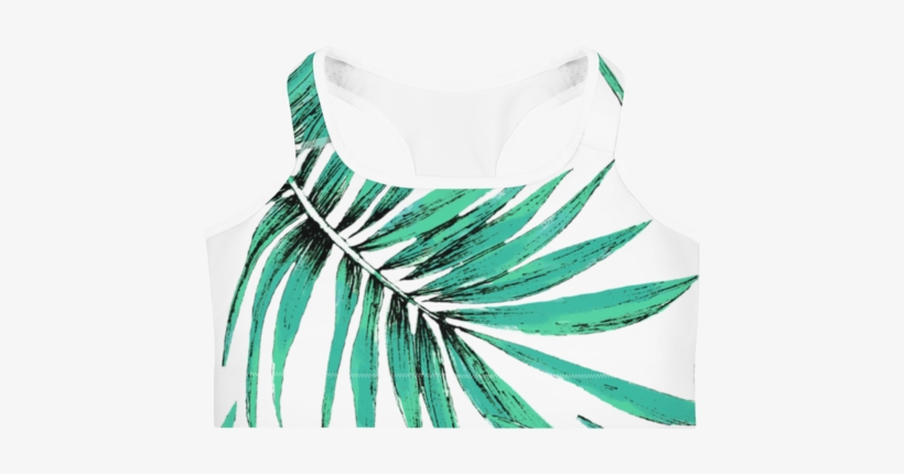 Sports Bra - Palm - Coconut Cheeks - Coconut, transparent png download