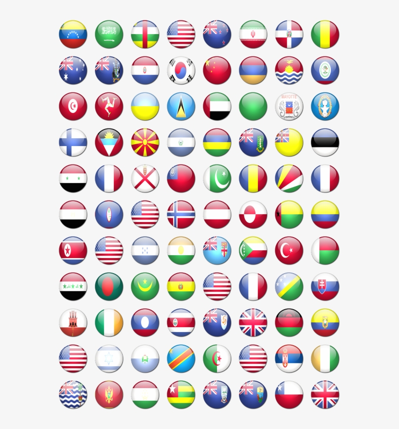 Search - Round Flag Icon Png, transparent png download