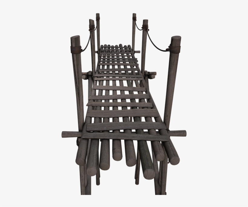 Free Photo Suspension Bridge Broken Bridge Ropes Wooden - Ponte Madeira Png, transparent png download