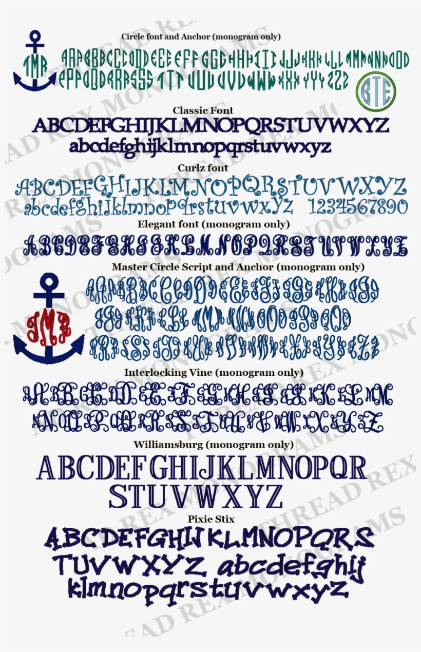 Monogrammed Greek Key Infinity Scarf - Anchor Font, transparent png download