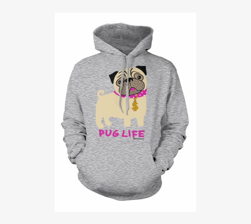 David And Goliath Pug Life Boyfriend Fit Hood - David And Goliath I Will Destroy You Hoody Medium, transparent png download