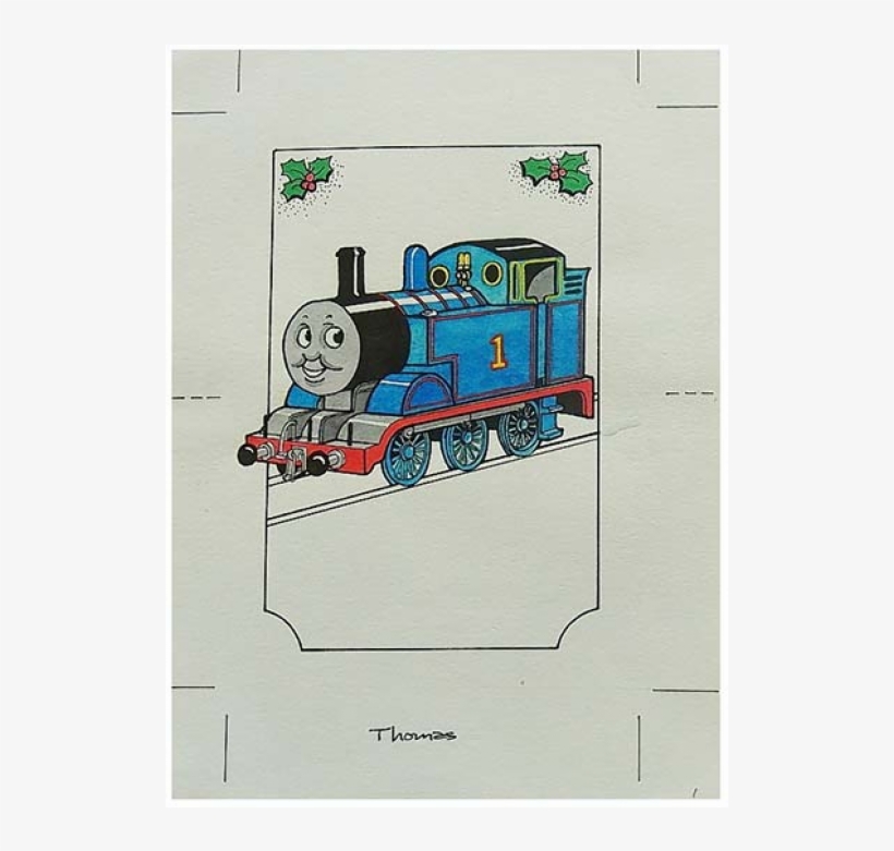 Thomas Christmas Portrait - Locomotive, transparent png download