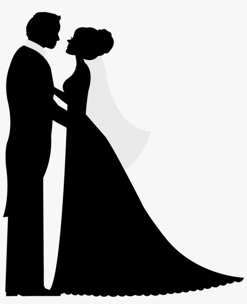 bride black and white