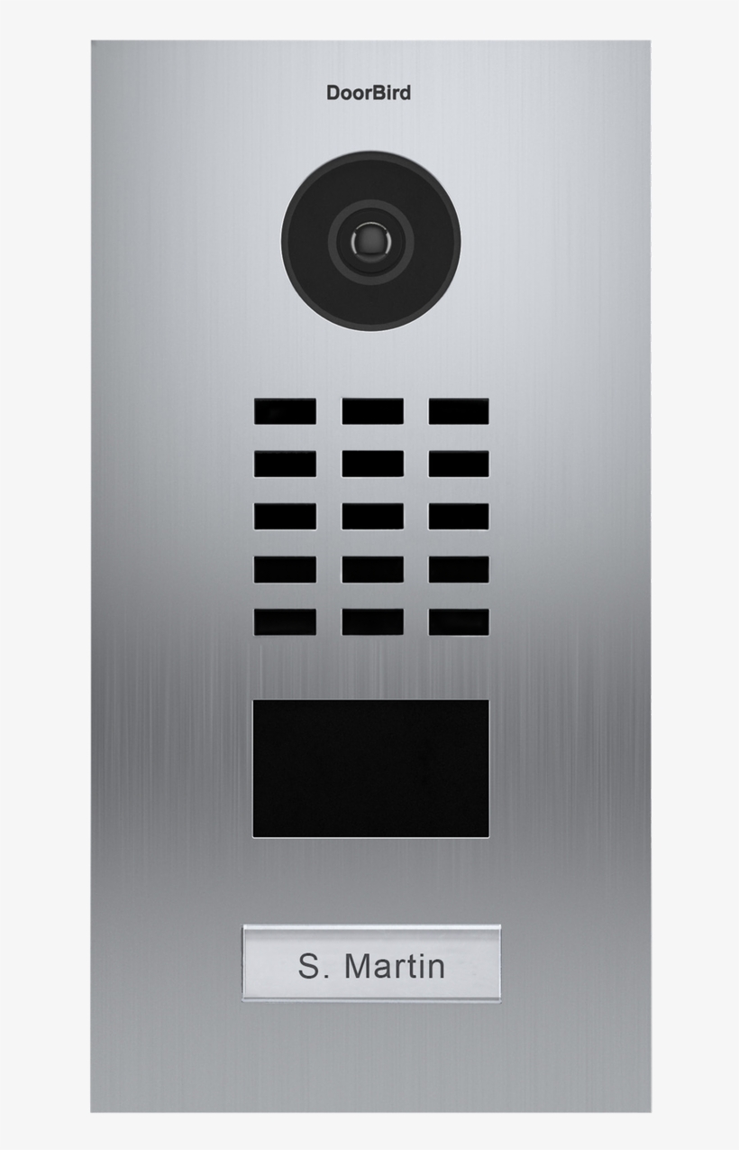 Video Door Station With One Call Button - Doorbird D2101v, transparent png download