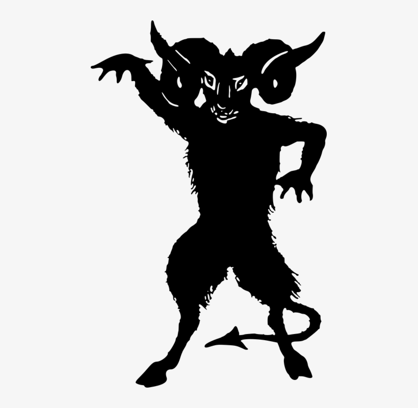 Demonio Png - Devil Silhouette, transparent png download