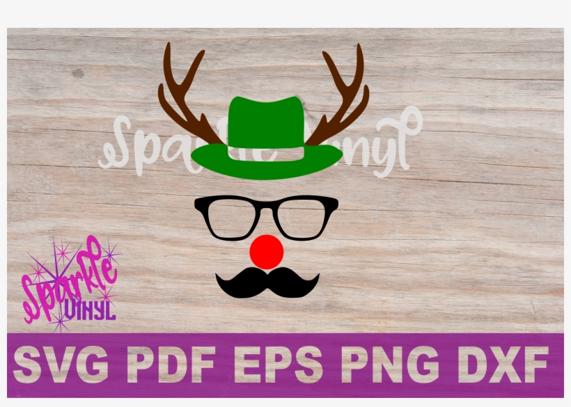 Svg Christmas Reindeer Face Ladies Shirt Tshirt Outfit - Comfort And Joy Svg, transparent png download