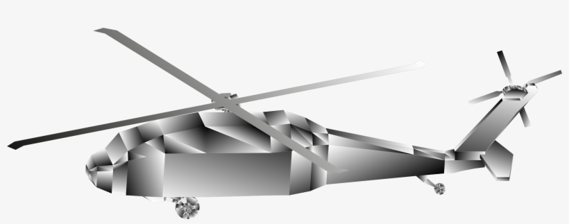 This Free Icons Png Design Of 3d Low Poly Blackhawk, transparent png download