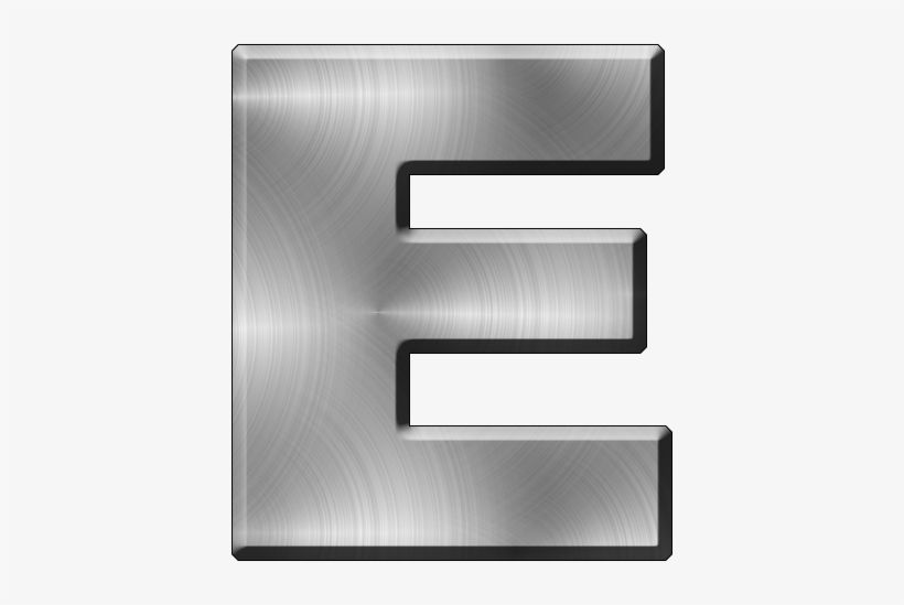 Metal Letter E Png, transparent png download