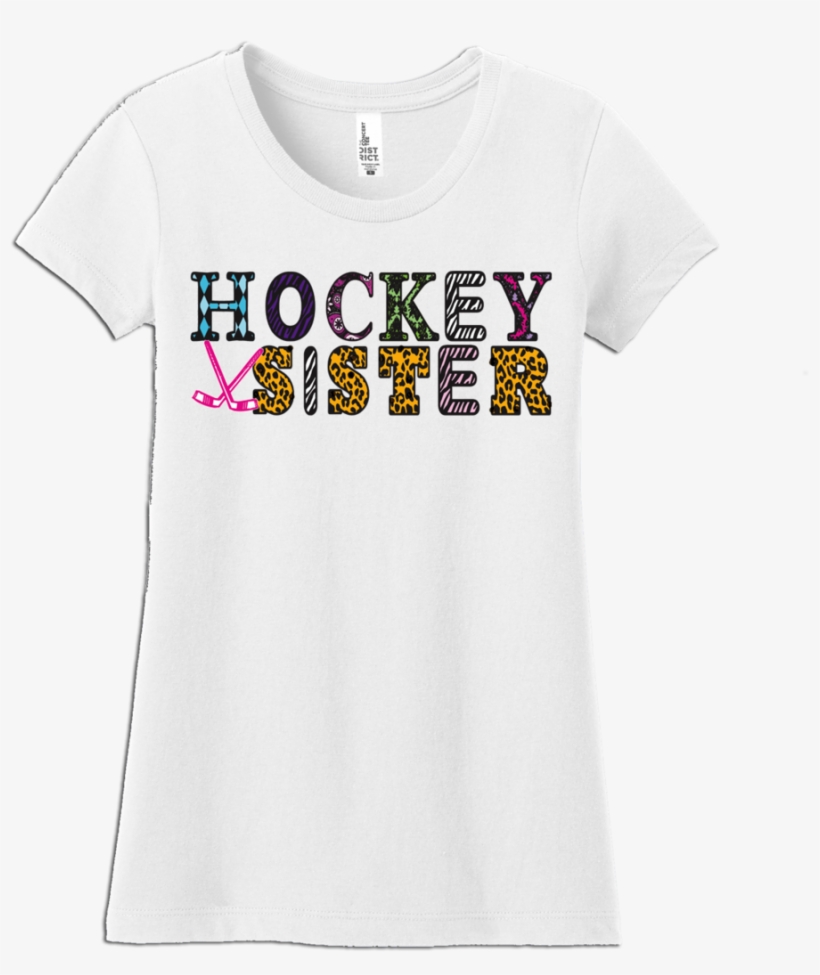 Hockey Sister Modern Pattern Tee - Pattern, transparent png download