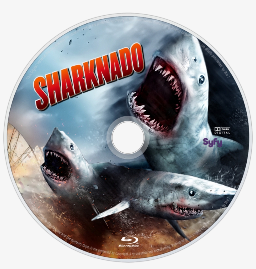 Sharknado Bluray Disc Image - Sharknado (blu-ray / Special Edition), transparent png download