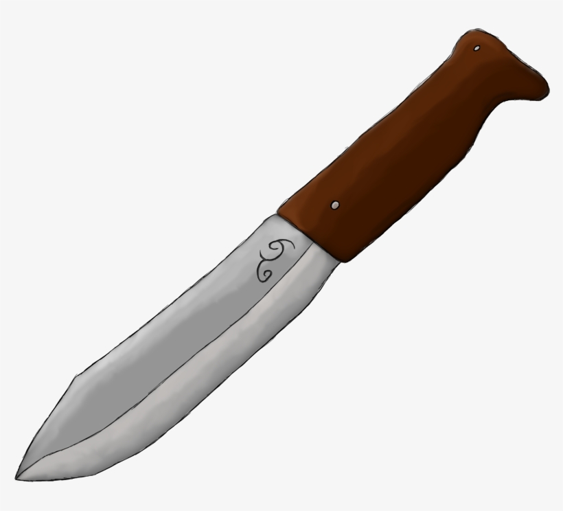 Kr Hunt Knife Art - Utility Knife, transparent png download