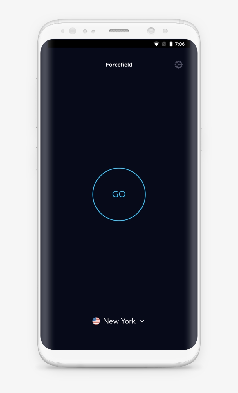 At The Click Of A Button Forcefield Encrypts All Your - Smartphone, transparent png download