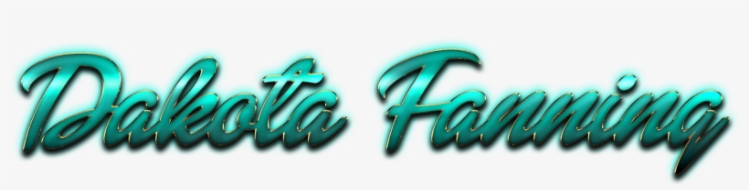 Dakota Fanning Name Logo Png - Portable Network Graphics, transparent png download