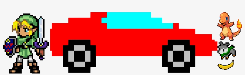 Test - Car Pixel Art, transparent png download