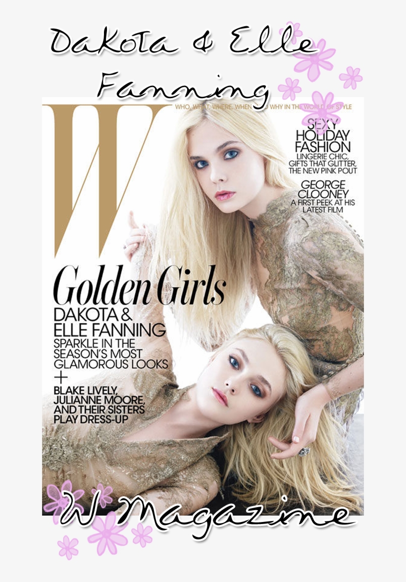 As Meninas De Ouro, Como A Própria Revista Diz, Posaram - Elle Fanning Then And Now, transparent png download