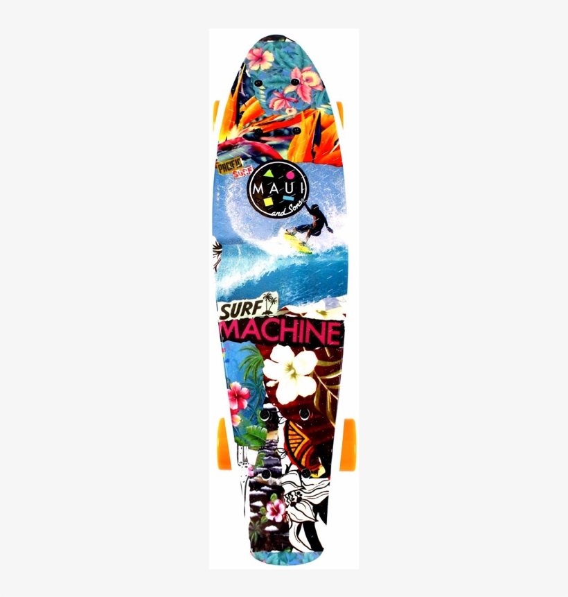 Maui And Sons Sharknado Skateboard - Skateboard Maui, transparent png download
