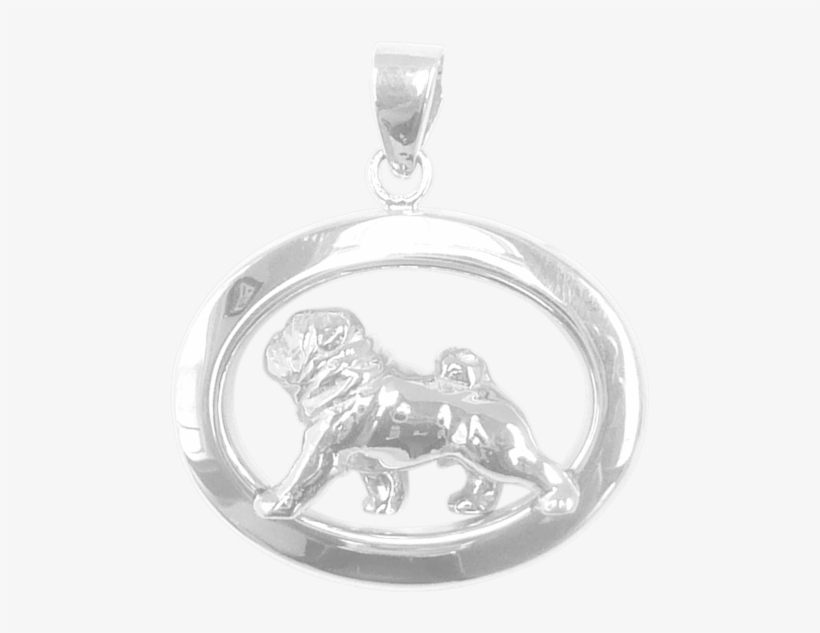 Pug Oval Jewelry - Locket, transparent png download