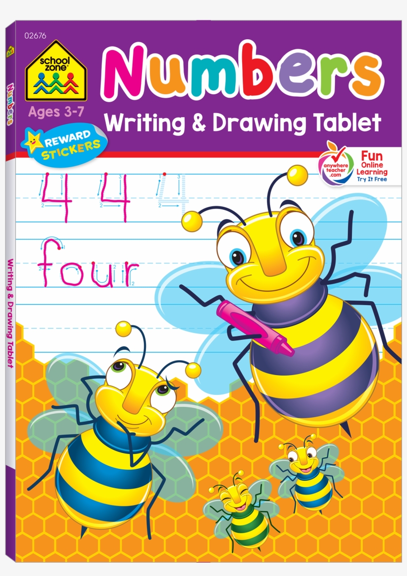 This Numbers Writing & Drawing Tablet Helps Little - School Zone, transparent png download