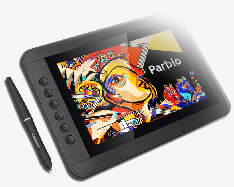 1" Super Portable Graphic Monitor - Parblo Mast 10, transparent png download