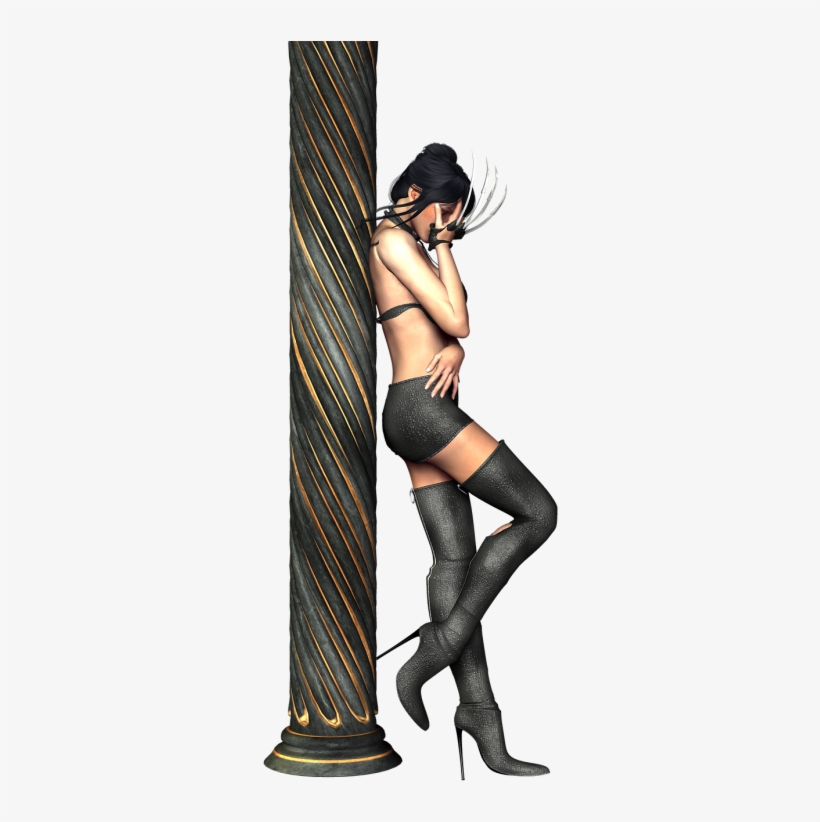 3d Crying Girl, transparent png download