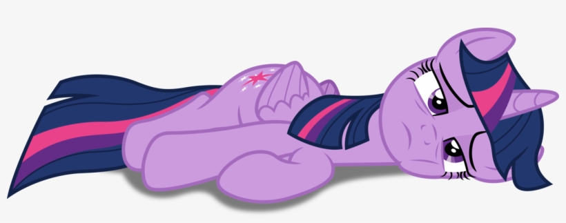 Dashiesparkle, Failure, Female, Folded Wings, Laying - Twilight Sparkle Vector Sleeping, transparent png download